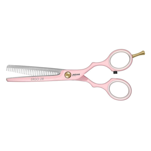 Ножиці перукарські Jaguar Pre Style Ergo 28 Pink (філіровочні, 5.5) J-83855-1