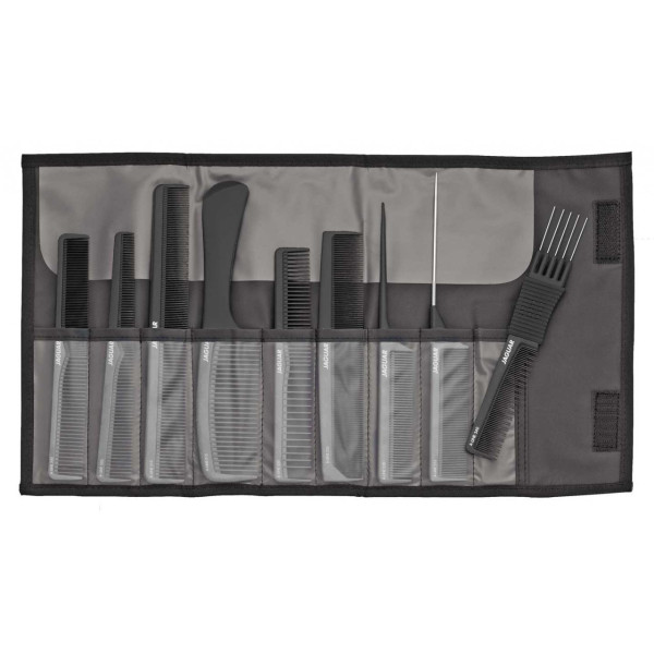 Набір гребінців для волосся Jaguar A-Line Ion Black Set A-599-1