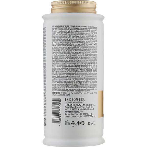 Порошковий віск для укладання волосся Immortal "Styling Powder Wax" (20g) INF-21 Порошковий віск для укладання волосся Immortal "Styling Powder Wax" (20g) INF-21