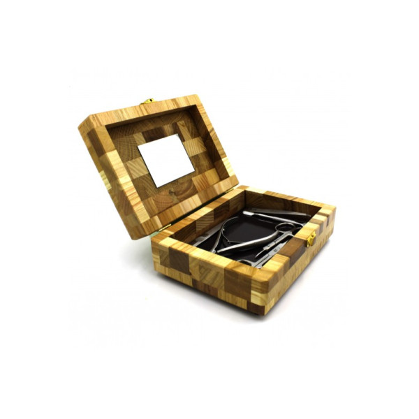Манікюрний набір ручної роботи SPL Wood Edition 77923