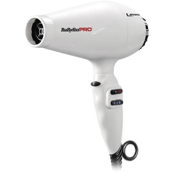 Фен для волосся BaByliss PRO Levante Ionic White BAB6950WIE