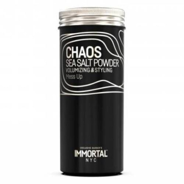 Порошковий сольовий віск для об'єму та укладання волосся Immortal NYC Chaos Sea Salt Powder (20g) NYC-82