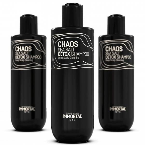 Шампунь з морською сіллю для глибокого очищення шкіри голови Immortal NYC Chaos Sea Salt Detox Shampoo (500ml) NYC-83