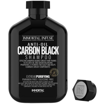 Шампунь для жирного волосся Immortal Infuse Anti-Oil Carbon Black Shampoo (500ml) INF-69