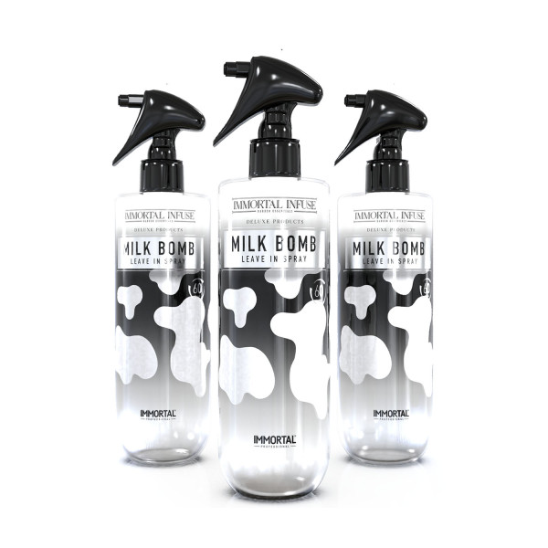 Незмиваючий спрей для волосся Immortal Infuse Milk Bomb (500ml) INF-125