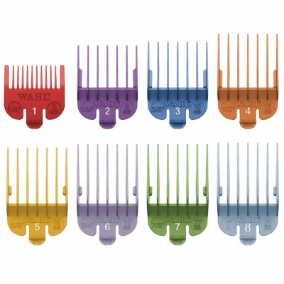Набір кольорових насадок для машинок WAHL Color-Coded Cutting Guide Set (8шт.) 03170-417