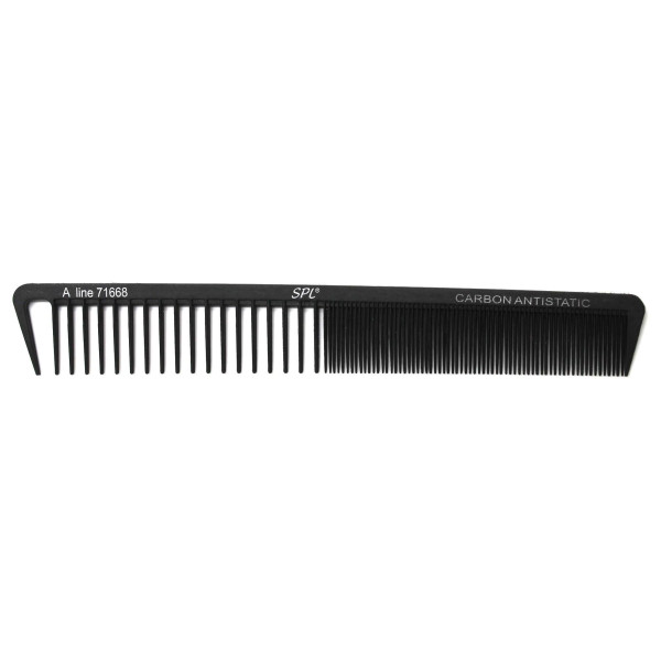 Гребінець для стрижки SPL Carbon Antistatic 71668