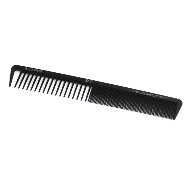 Гребінець для стрижки SPL Carbon Antistatic 71668