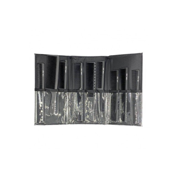 Набір гребінців для волосся SPL Carbon Antistatic (9 шт.) 13722