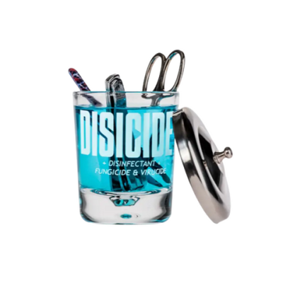 Манікюрна склянка для дезінфекції інструментів Disicide Small Glass Jar (160ml) D720019
