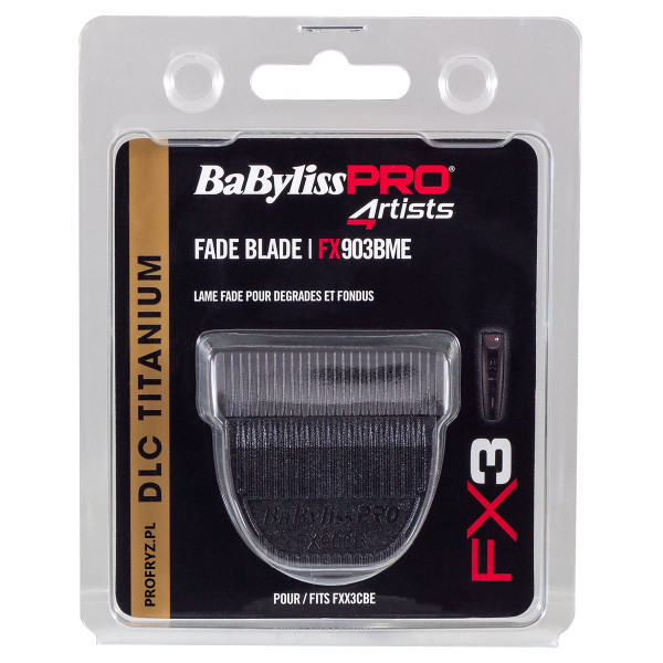 Ножовий блок BaByliss PRO FX3 DLC Titanium Fade Blade FX903BME Ножовий блок BaByliss PRO FX3 DLC Titanium Fade Blade FX903BME