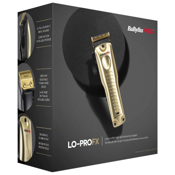 Машинка для стрижки BaByliss PRO LO-PROFX Gold FX825GE