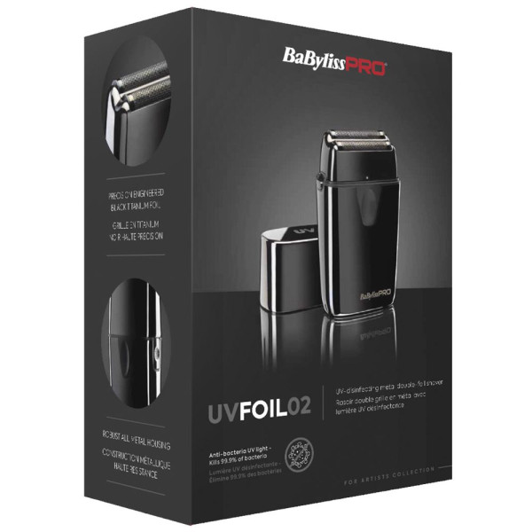Шейвер BaByliss PRO UV Double Foil Metal Shaver FXLFS2E