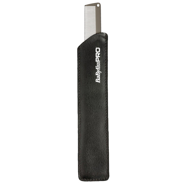 Гребінець для волосся BaByliss PRO GunSteel Metal Comb M3843E Гребінець для волосся BaByliss PRO GunSteel Metal Comb M3843E