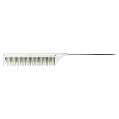 Гребінець для начісування та створення об'єму JRL Teasing Comb White JRL-103