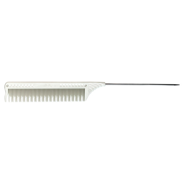 Гребінець для начісування та створення об'єму JRL Teasing Comb White JRL-103