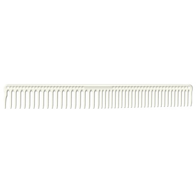Гребінець для довгого та тонкого волосся JRL Long Round Tooth Cutting Comb White JRL-306