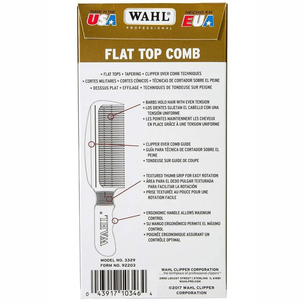 Гребінець-лопата для стрижки WAHL Speed Comb Black 03329-017