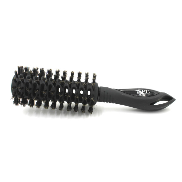 Брашинг з натуральною щетиною SPL Hair Brush Black (d30 мм) 55063