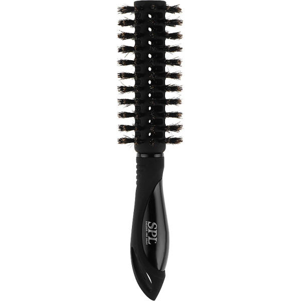 Брашинг з натуральною щетиною SPL Hair Brush Black (d25 мм) 55056