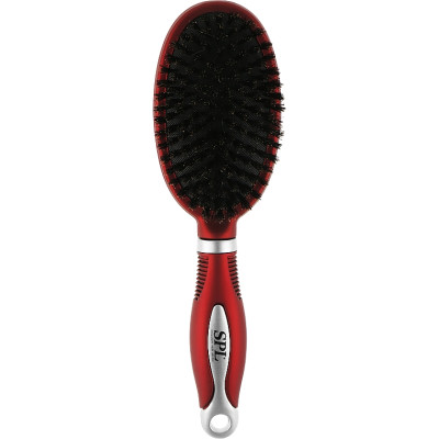 Масажна щітка з натуральною щетиною SPL Hair Brush Red 54100