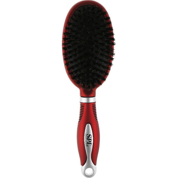 Масажна щітка з натуральною щетиною SPL Hair Brush Red 54100