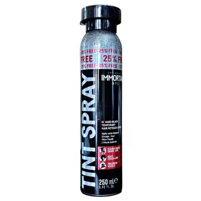 Тонувальний спрей для маскування сивини Immortal Infuse Tint Spray Hard, чорний (250ml) NYC-60