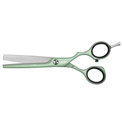 Ножиці перукарські Jaguar White Line Pastell Plus 40 Matcha (філіровочні, 5.5) J-3054-13
