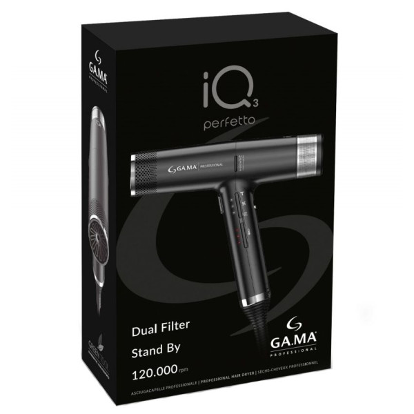 Фен для волосся Ga.Ma IQ 3 Perfetto Black PH6080.BK