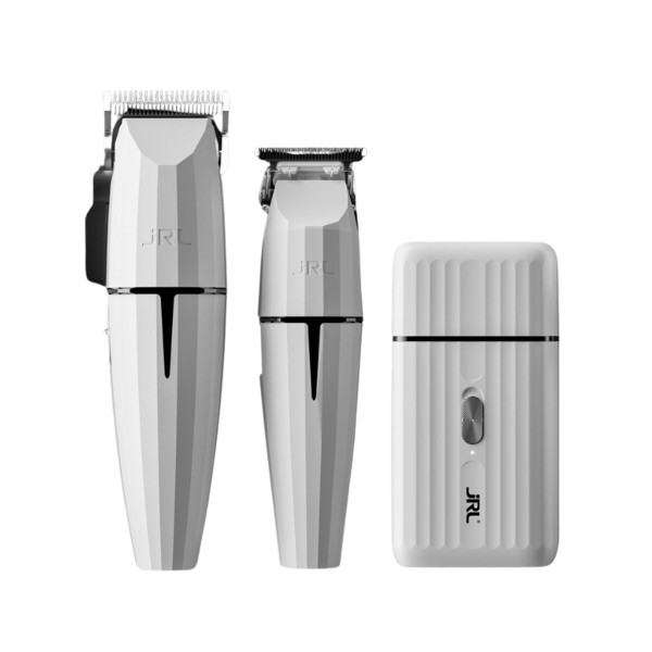 Професійний Набір JRL Onyx Ghost Collection 2 White: Машинка, Тример та Шейвер Професійний Набір JRL Onyx Ghost Collection 2 White: Машинка, Тример та Шейвер