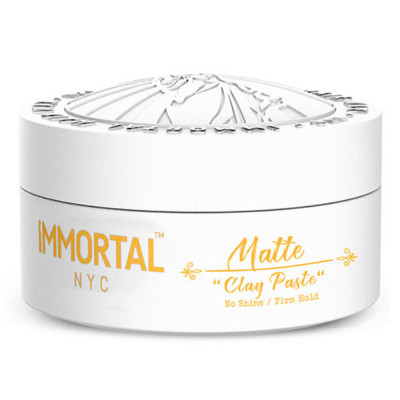 Матова глиняна паста для волосся Immortal "Matte Clay Paste" (150ml) NYC-08
