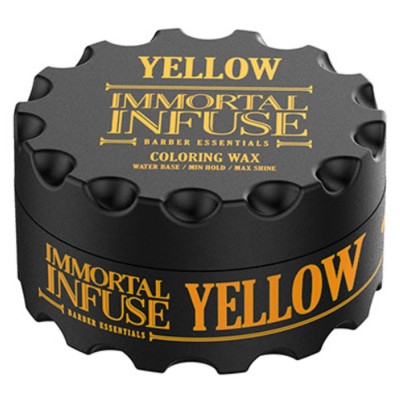 Жовтий кольоровий віск для волосся Immortal "Yellow Coloring Wax" (100 ml) 152-072