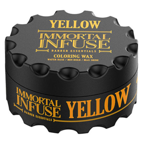 Жовтий кольоровий віск для волосся Immortal "Yellow Coloring Wax" (100 ml) 152-072