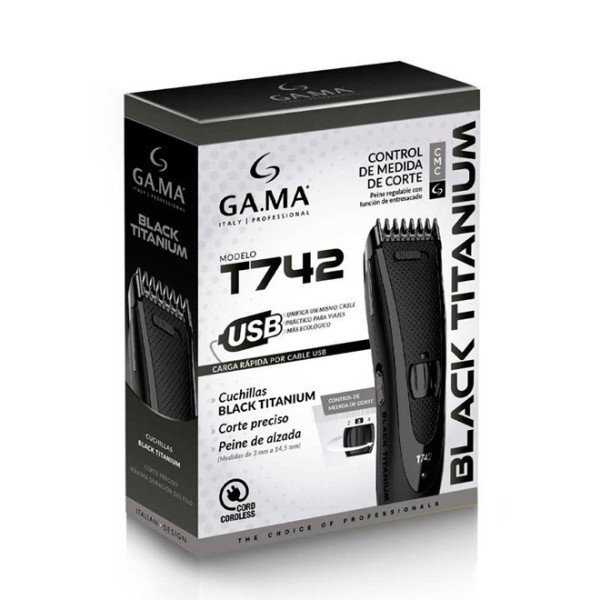 Машинка для стрижки GA.MA T742 Titanium Cordless GM4510